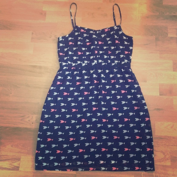 Print navy dress 🐠 - Picture 1 of 6